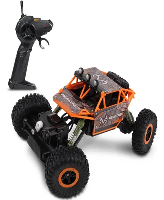 Realtree Nkok 1:16 Scale Rc Rock Crawler Edge Camo Blue 2.4 Ghz Radio Control 81612, Competition Series, Real Time 4X4, Officially Licensed
