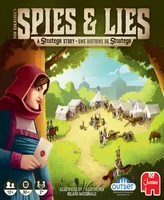 Jumbo Spies Lies a Strategy Story Board fame of Deduction Deception Games, Head-To-Head, 30 Minute Playing Time