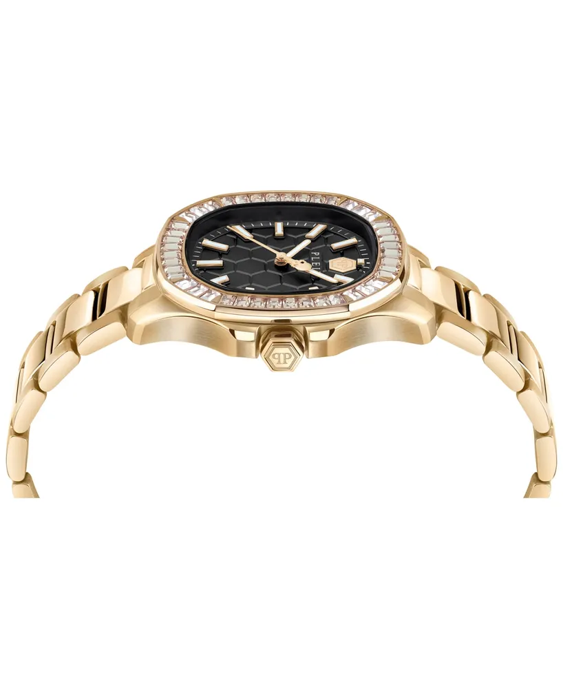 Philipp Plein Women's Spectre Lady Gold Ion-Plated Bracelet Watch 38mm