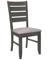 Coaster Home Furnishings Dalila 2-Piece Asian Hardwood Ladder Back Side Chair Set