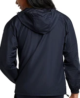 Champion Men's Packable Half-Zip Hooded Water-Resistant Jacket