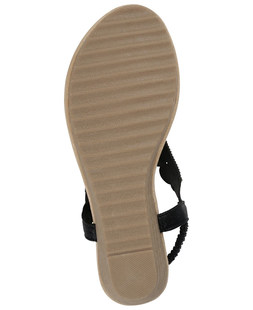 Gc Shoes Women's Chloe Embellished Wedge Sandals