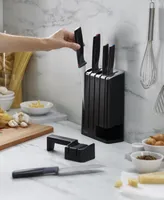Joseph Joseph Elevate Knives Slim Block 5-Piece Knife Set with Ceramic Sharpener