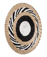 American Art Decor Woven Seaweed Hanging Wall Accent Basket, 16"