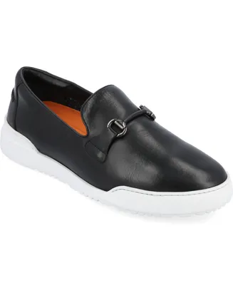 Thomas & Vine Men's Dane Plain Toe Bit Loafer Casual Shoes
