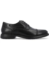 Thomas & Vine Men's Kendrick Wide Width Cap Toe Derby Dress Shoes