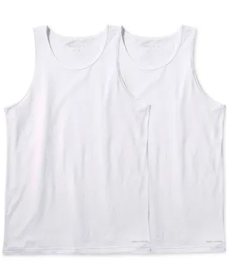 Pair of Thieves Men's SuperSoft Cotton Stretch Tank Undershirt 2 Pack