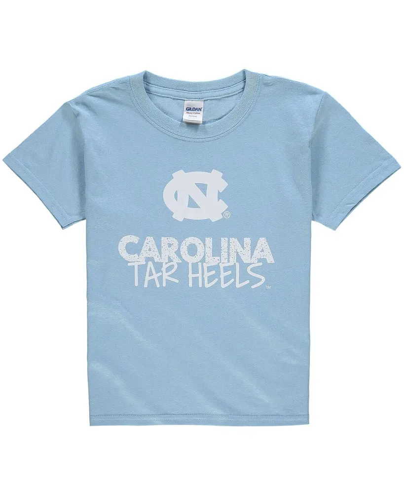 Big Boys and Girls Carolina Blue North Carolina Tar Heels Crew Neck T-shirt
