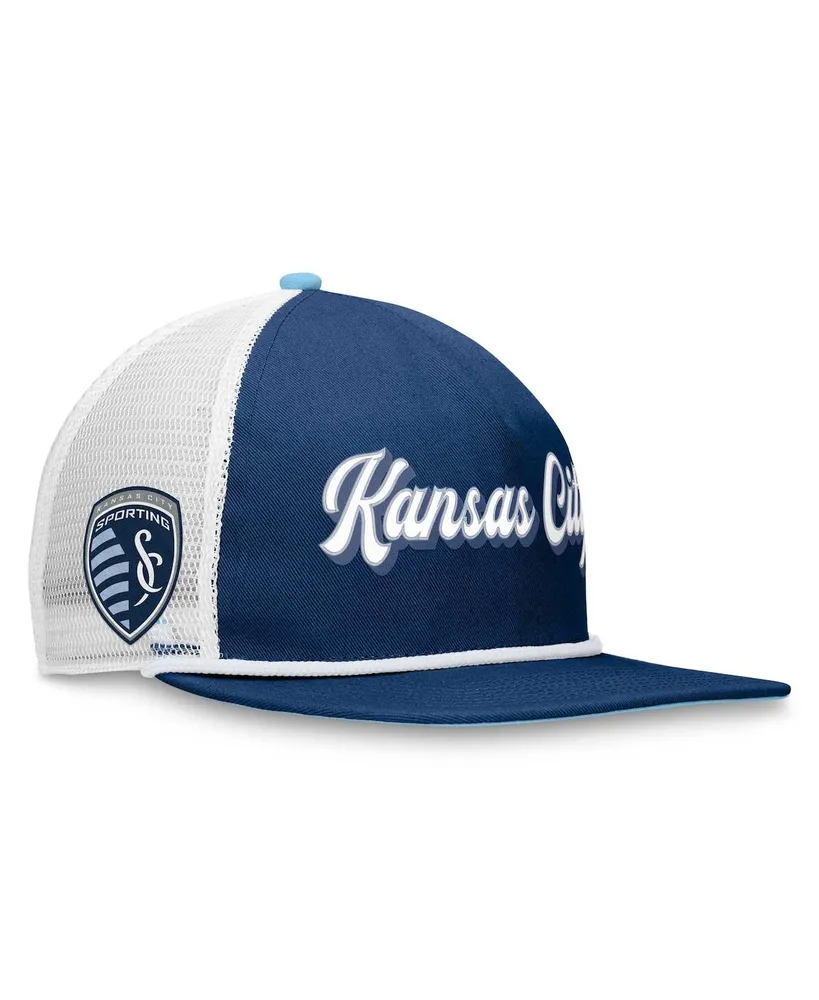 Men's Fanatics Navy, White Sporting Kansas City True Classic Golf Snapback Hat