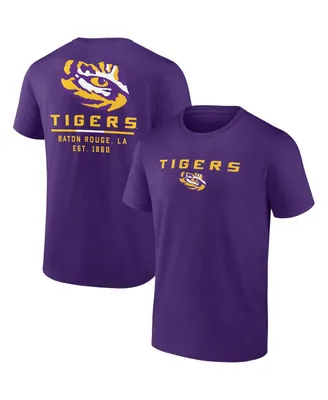 Men's Fanatics Purple Lsu Tigers Game Day 2-Hit T-shirt