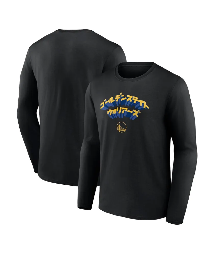 Men's Fanatics Golden State Warriors Japanese Heritage Long Sleeve T-shirt