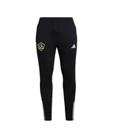 Men's adidas Black La Galaxy 2023 On-Field Team Crest Aeroready Training Pants