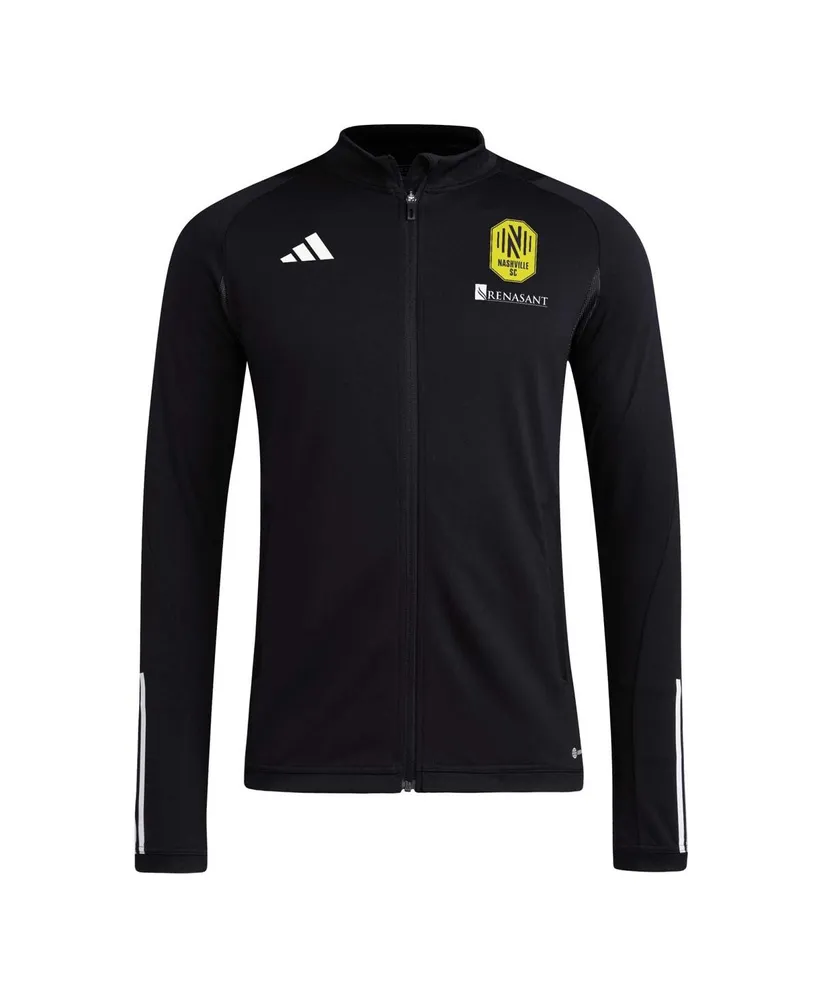 Men's adidas Black Nashville Sc 2023 On-Field Aeroready Full-Zip Training Top