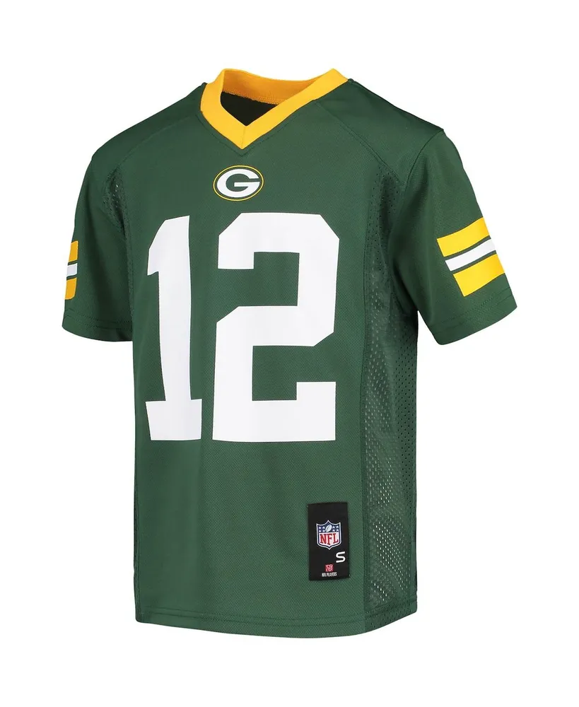 Big Boys Aaron Rodgers Green Green Bay Packers Replica Player Jersey