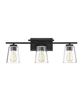 Savoy House Calhoun 3-Light Bathroom Vanity Light with Clear Glass (24" W x 9" H)