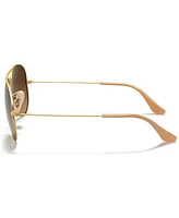 Ray-Ban Unisex Polarized Sunglasses, RB3025 Aviator Classic