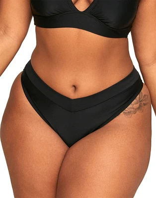 Adore Me Plus Demi Swimwear Bikini Bottom