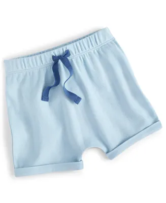 First Impressions Baby Boys Solid Cotton Shorts, Created for Macy's