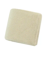 Melange Home 100% Wool Waffle Weave Blanket