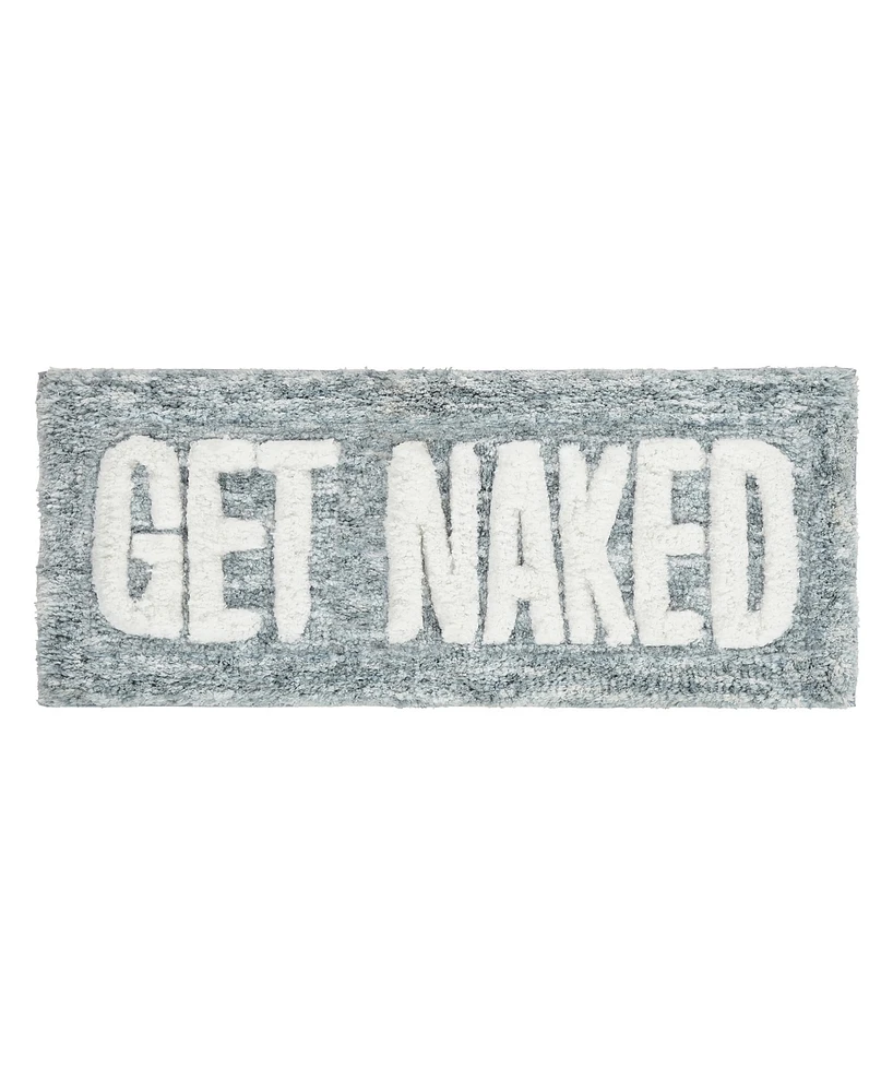 Vcny Home Get Naked Statement Bath Rug, 24" x 60"