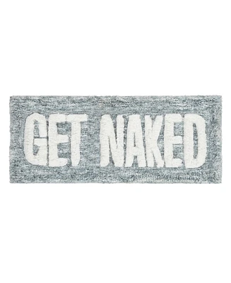 Vcny Home Get Naked Statement Bath Rug, 24" x 60"