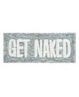 Vcny Home Get Naked Statement Bath Rug