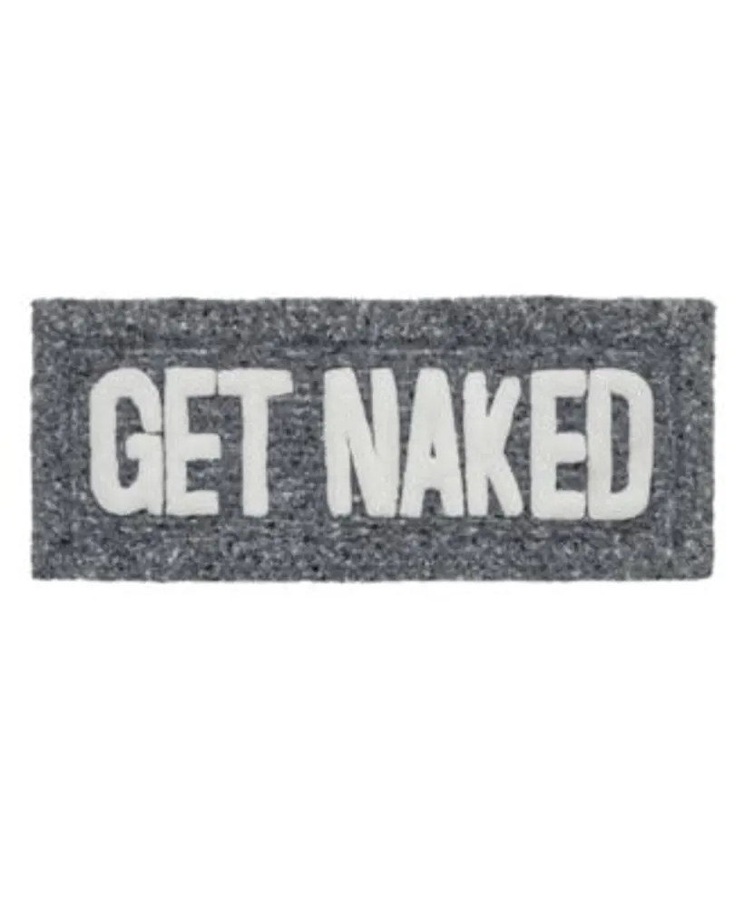 Vcny Home Get Naked Statement Bath Rug Collection
