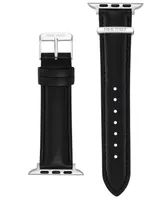 Nine West Women's Smooth Faux Leather Band designed for Apple Watch 42mm (Series 10) & 38/40/41mm