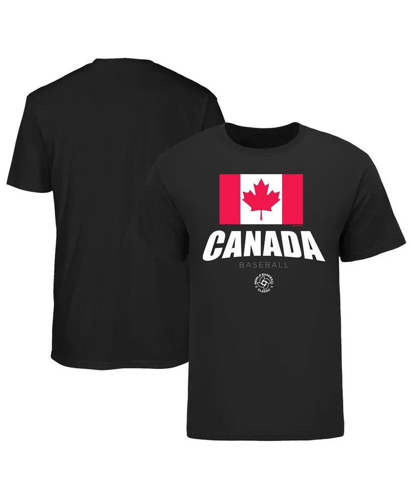 Men's Legends Black Canada Baseball 2023 World Classic Federation T-shirt