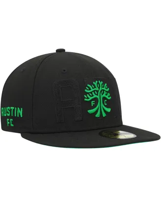 Men's New Era Black Austin Fc Kick Off 59FIFTY Fitted Hat