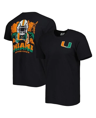 Men's Black Miami Hurricanes Hyperlocal T-shirt