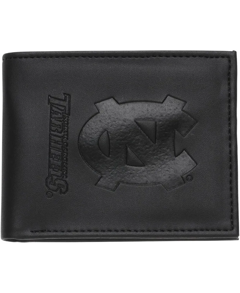 Men's Black North Carolina Tar Heels Hybrid Bi-Fold Wallet