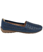 Gc Shoes Women's Martha Perforated Slip On Flats