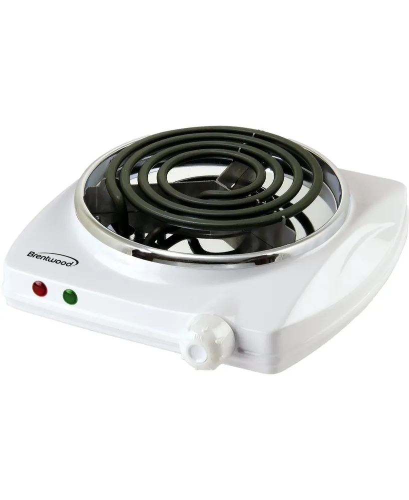 Brentwood Appliances Brentwood Electric 1000W Single Burner (White)