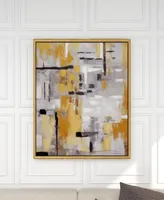 Rosemary Lane Canvas Abstract Framed Wall Art with Gold-Tone Frame, 39" x 2" x 39"