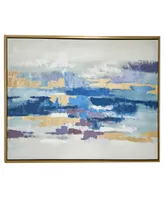 Rosemary Lane Canvas Abstract Framed Wall Art with Gold-Tone Frame, 71" x 2" x 31"