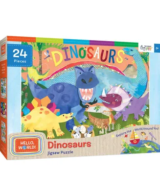 Masterpieces Hello, World! - Dinosaurs 24 Piece Jigsaw Puzzle