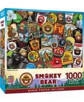 Masterpieces Smokey Bear Patches 1000 Piece Jigsaw Puzzle for Adults