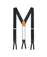 Trafalgar Men's Sutton Solid Silk Formal End Suspenders