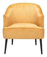 Zuo 31" Steel, Polyester Ranier Boho Chic Accent Chair