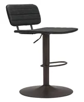 Zuo 43" Steel, Polyurethane Holden Adjustable Bar Chair