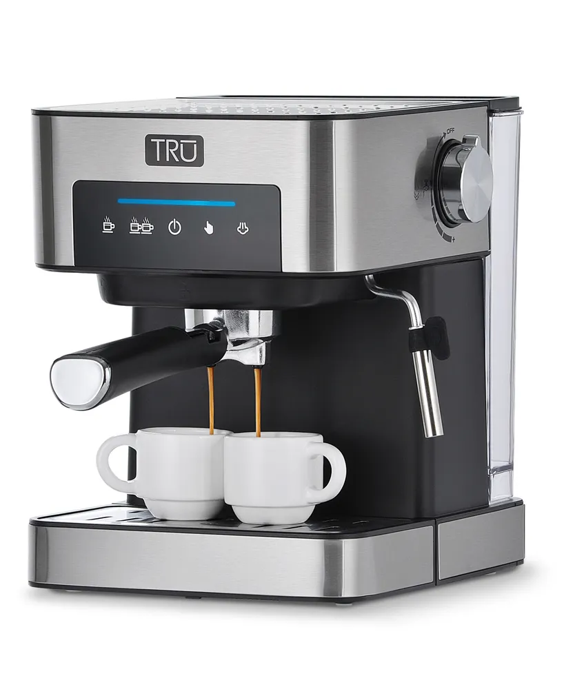 Tru 15-Bar Semi-Automatic Touch Screen Espresso Maker
