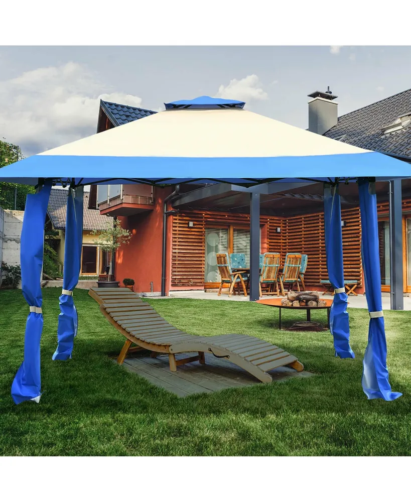 13'x13' Gazebo Canopy Shelter Awning Tent Patio Garden Outdoor Companion