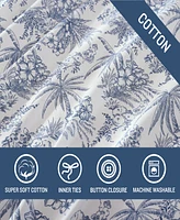 Tommy Bahama Home Pen And Ink Cotton 3 Piece Duvet Cover Set