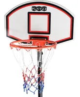 Kids Adjustable Basketball Hoop Height 5 - 7 Ft - Portable Basketball Hoop