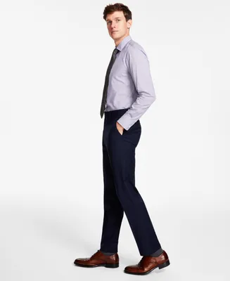 Tommy Hilfiger Men's Modern-Fit Th Flex Stretch Plaid Wool Blend Suit Pants