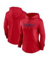 Women's Nike Red St. Louis Cardinals Authentic Collection Pregame Performance Pullover Hoodie