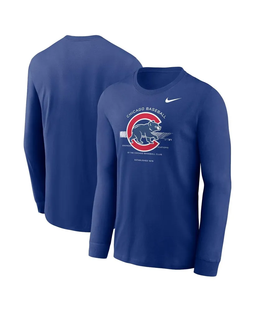 Nike Women's Royal Chicago Cubs Wordmark T-shirt