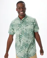 Mens Columbia Rapid Rivers Printed Short Sleeve Shirt With A Booney Hat