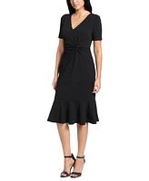 London Times Petite Twisted Sheath Dress